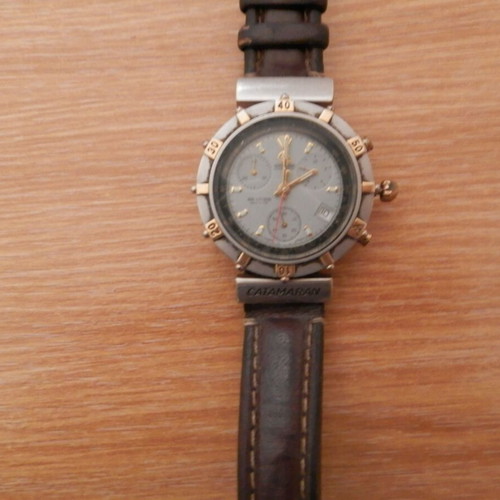 Catamaran Chrono Sport 100m Quartz wristwatch used, men's