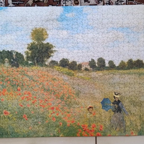 Puzzle Poppy Field Claude Monet 1873 Ravensburger used