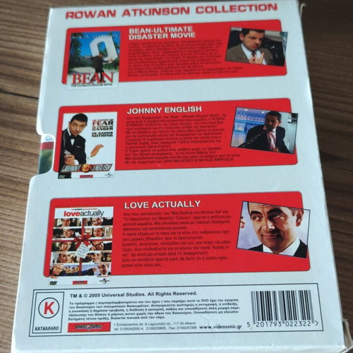 Mr Bean Rowan Atkinson Collection DVD used with Greek subtitles