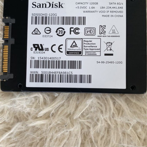 Sandisk Ultra II 120 GB solid state drive like new