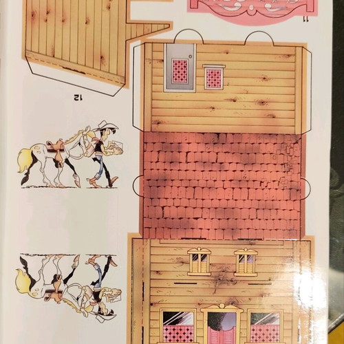 Lucky Luke crafts new paper construction issue