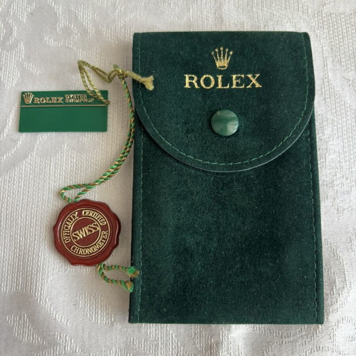 Rolex Original Watch Case with Serial Code and Tags like new