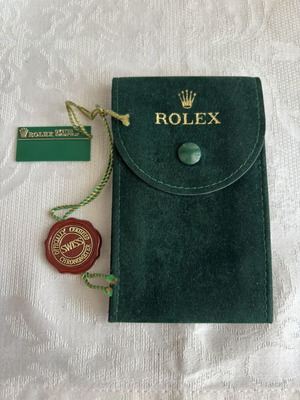 Rolex Original Watch Case with Serial Code and Tags like new