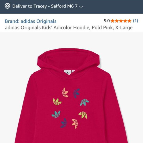 Adidas tracksuit like new for girl 7-8 years, fuchsia Adicolor