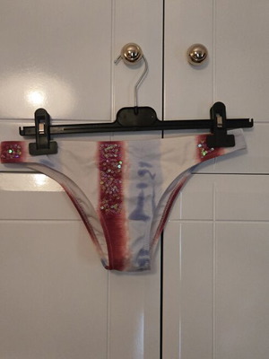 Calzedonia tie-dye bikini set with sequins, size M