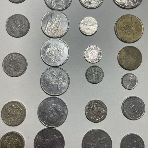 Collectible coins like new, 211 pieces Greek and foreign