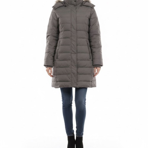Michael Kors down jacket women's used, gray, size M