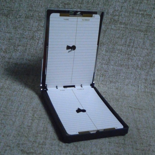 Telephone Index New Chrome Vintage