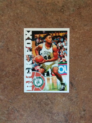 Rick Fox NBA Basketball '95-'96 sticker new, USA version