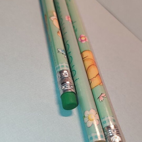 SET of 4 Graphite Pencils Forever Friends +1 Magic Pencil and a FREE eraser