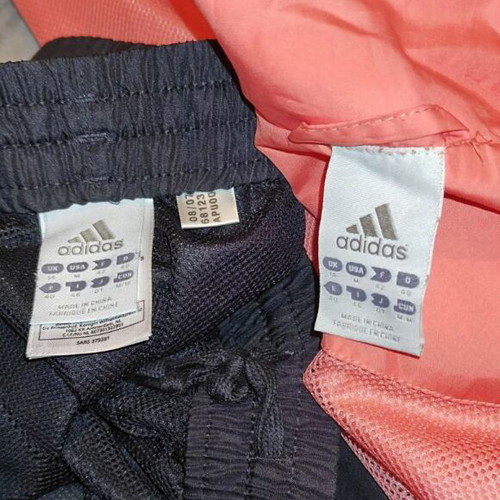 Adidas tracksuit size 42 like new, black and orange