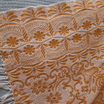 Woven throw used 2.15 × 1.90