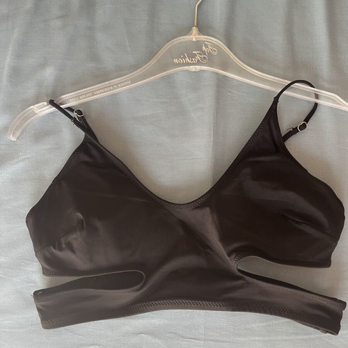 Anel black set with crop top and high-waisted skirt like new