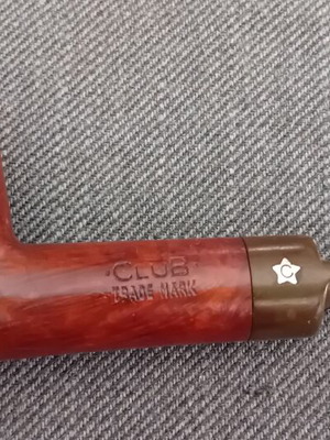 Pipe Club collectible vintage used tobacco pipe