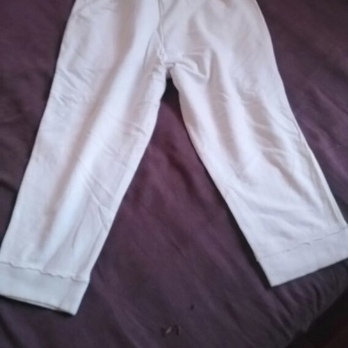 H&M cotton capri pants for girls 12 years like new, white