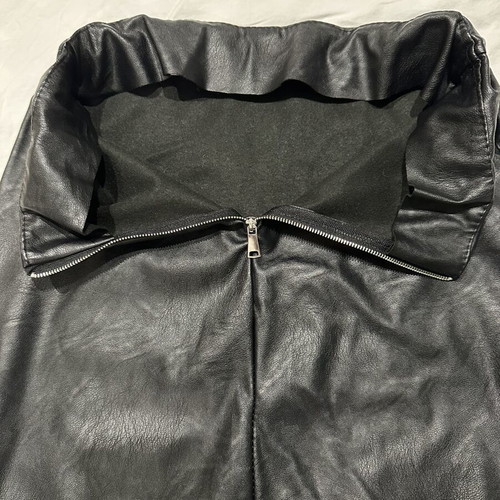 L&S Mini Faux Leather Skirt, black, Pronto Moda In Italia