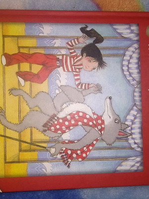 Children's book The Red Denim Girl new with hardcover