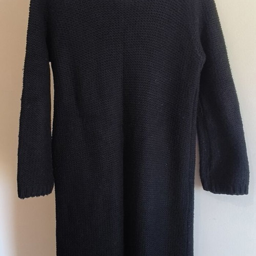Badila long black cardigan, one size