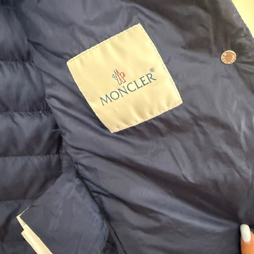 Moncler women's blue vest used, size L
