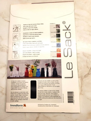 Le Sack Transformable Vase new by Trendform