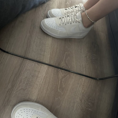 Nike sneakers white with beige, like new, size 41