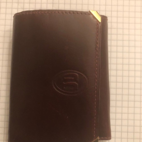 Leather double key wallet new