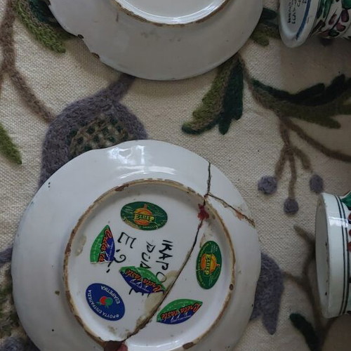 Ikaros Rhodes ceramic decoration set