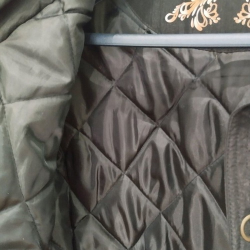 Winter women's jacket new, black and brown with fur
