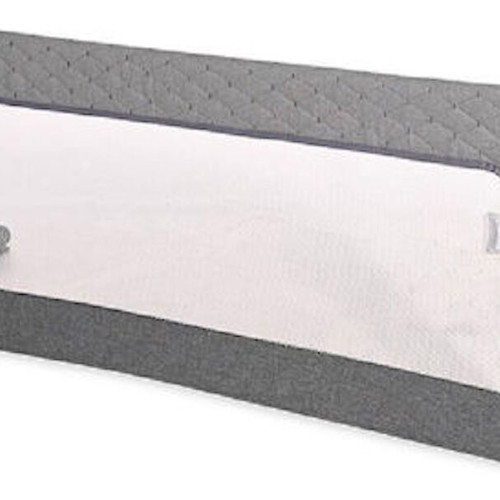 Lorelli Sweet Dream folding fabric bed rail, used, grey 127x45x43cm