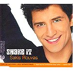  CD ΣΑΚΗΣ ΡΟΥΒΑΣ ΓΙΟΥΡΟΒΙΖΙΟΝ 2004 SAKIS ROUVAS SHAKE IT  MAXI CD SINGLE