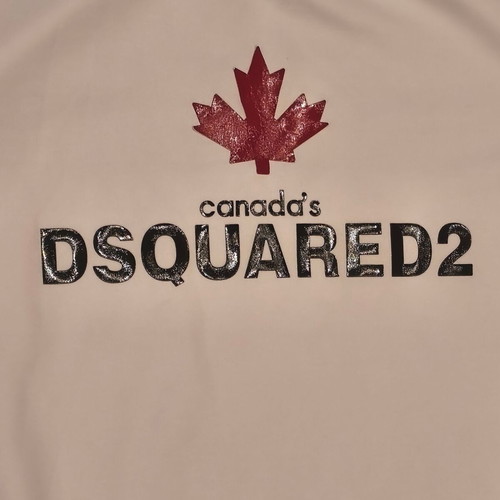 Dsquared2 Men's XXL White Sweatshirt Pullover Canada Tape Logo