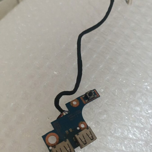 Samsung NP300E5A NP300E5C USB port power button board with cable BA92-08350A