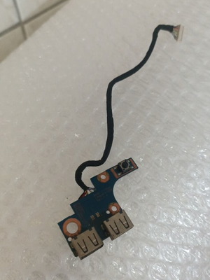 Samsung NP300E5A NP300E5C USB port power button board with cable BA92-08350A