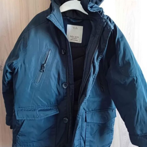 Zara kids jacket new, size 5 years, blue color