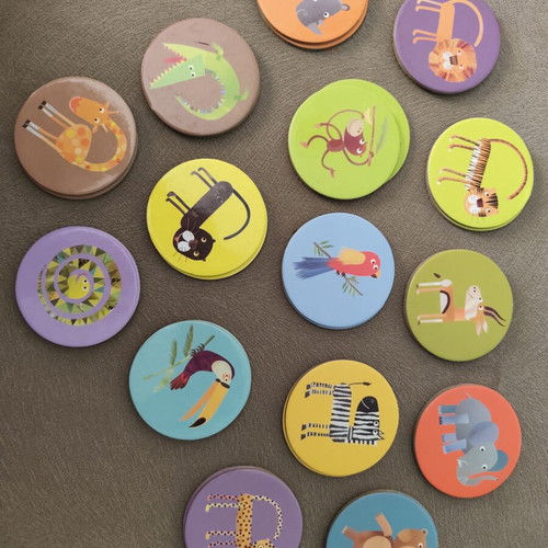 Djeco memory game with animals