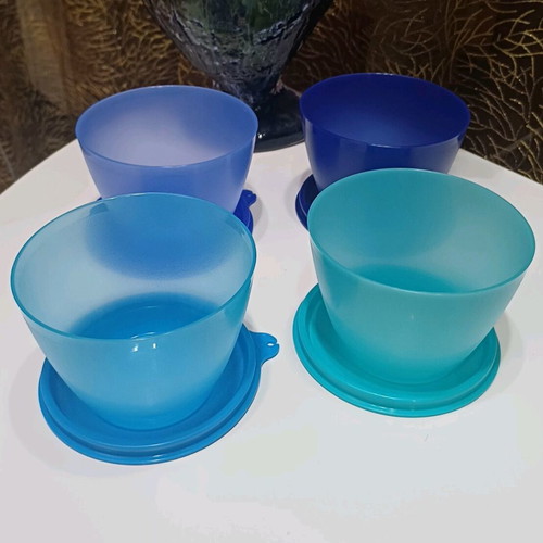 Tupperware set of 4 food containers 380 ml new