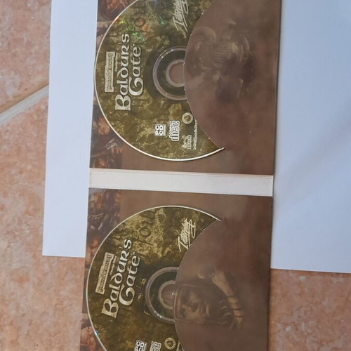Baldur's Gate PC cd-rom game used, retro role playing