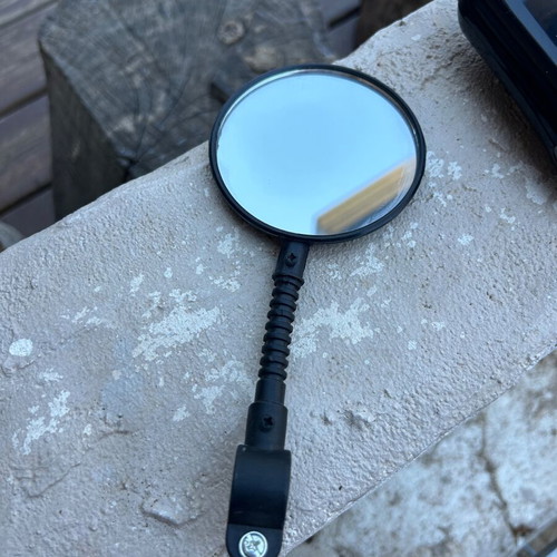 Bicycle light and mirror set