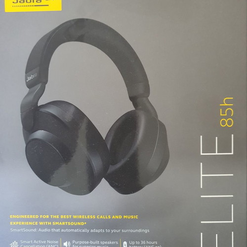 Bluetooth headset Jabra Elite 85h Titanium Black used