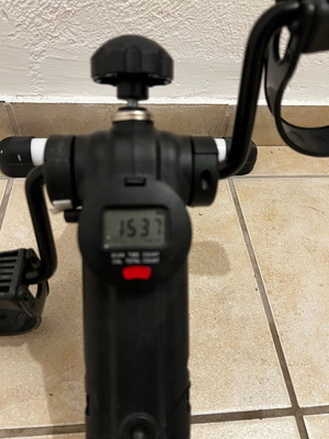Fitness pedal exerciser like new with resistance and electronic display