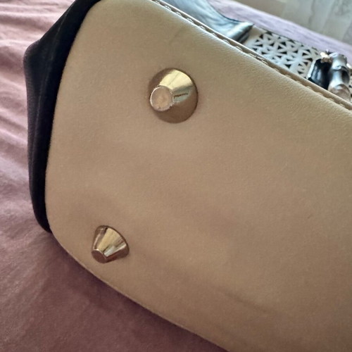 Pauls Boutique shoulder bag used, beige and blue