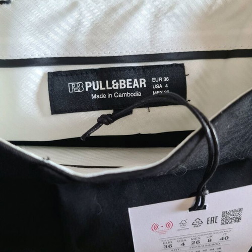 Pull & Bear women's black pants new, size 46 (3XL)
