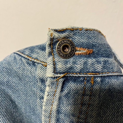 Edwin men jeans shorts used, size 34, blue