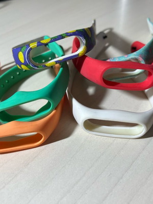 Silicone straps used for Xiaomi Watch, set of 6 pieces