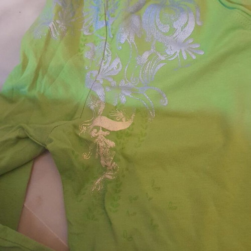 Puma green mako women's shirt like new, ideal for gym