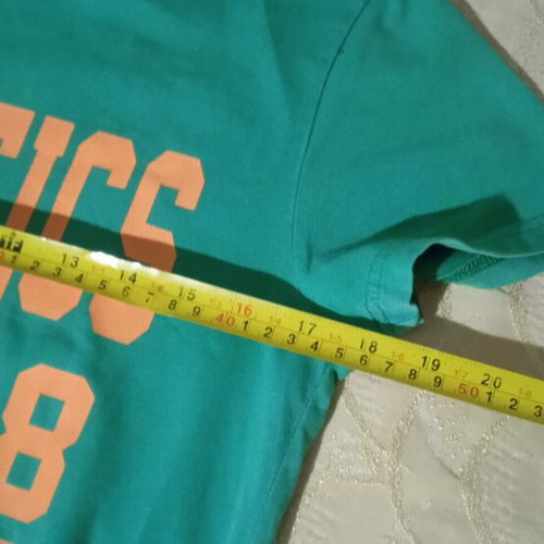 Abercrombie & Fitch summer t-shirt used, green, 95% cotton