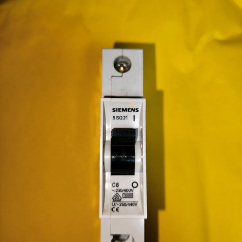 Siemens single-pole 6 amp fuse new