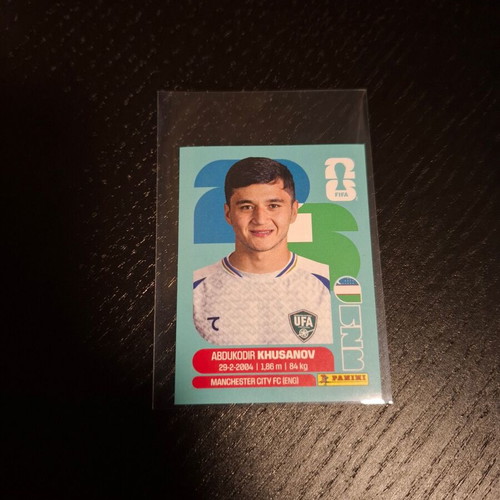 Abdukodir Khusanov FIFA World Cup 2026 Panini Sticker καινούργιο