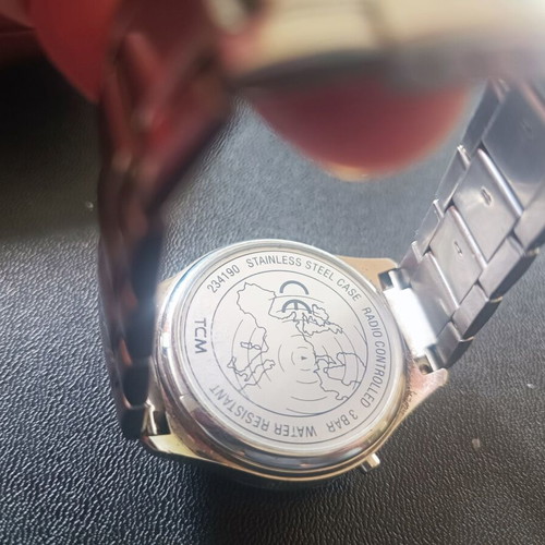 TCM 234190 men's watch like new, radio-controlled
