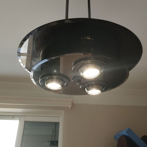 Wall light like new, height 57 cm, diameter 42 cm
